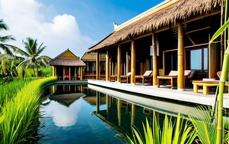 공간디자인 소재의 환경 친화적 선택 - **Recycled Furniture Workshop:** "A bright and airy workshop in Binh Duong, Vietnam, showcasing arti...