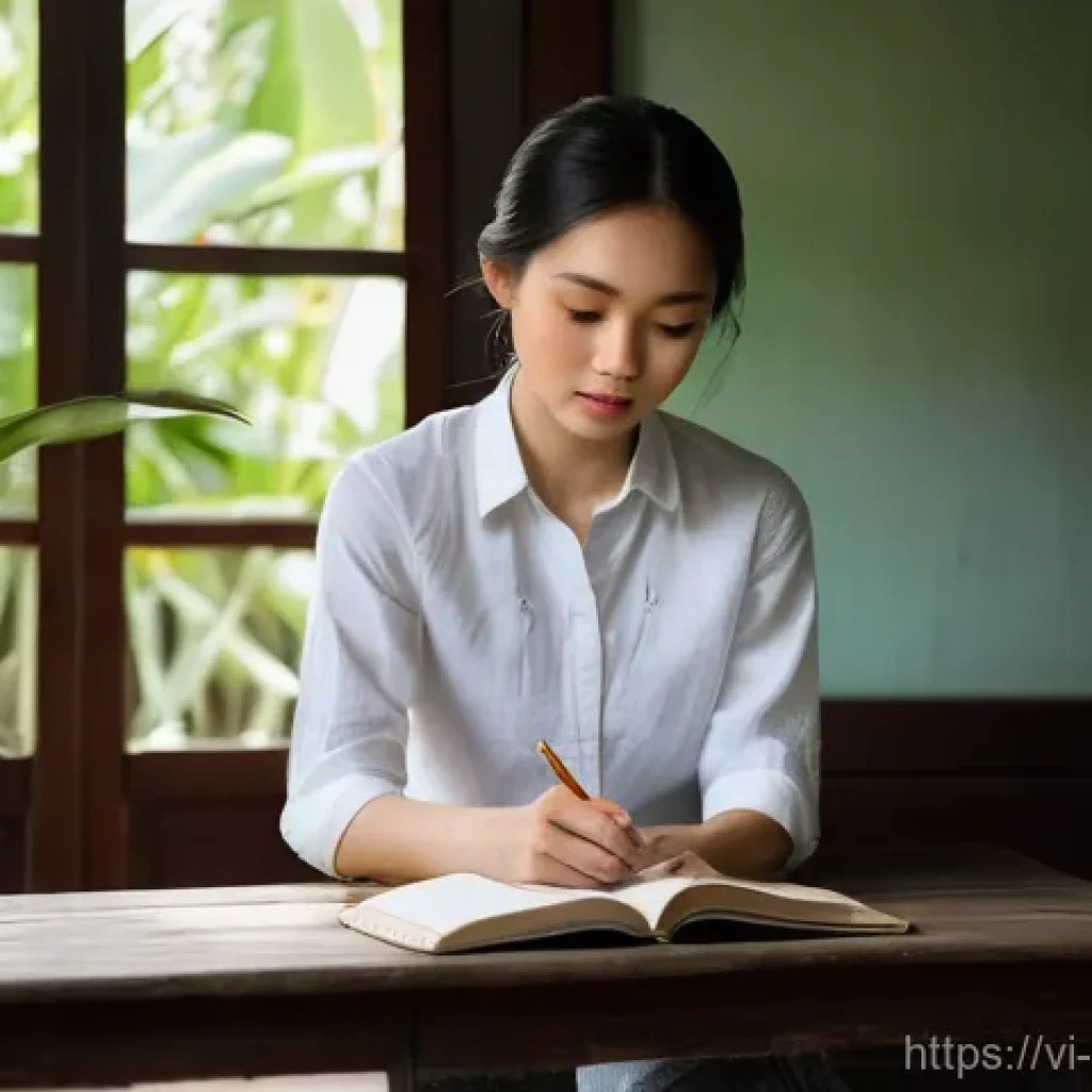 공간디자이너의 자기소개서 작성법 - **Prompt:** A thoughtful young Vietnamese architect, wearing a stylish yet comfortable linen shirt a...