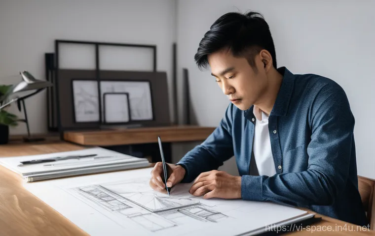 공간디자이너의 자기소개서 작성법 - **Prompt:** A dynamic Vietnamese interior designer, dressed in contemporary business casual attire (...
